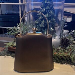 Bill Blass Metallic Gold Clutch